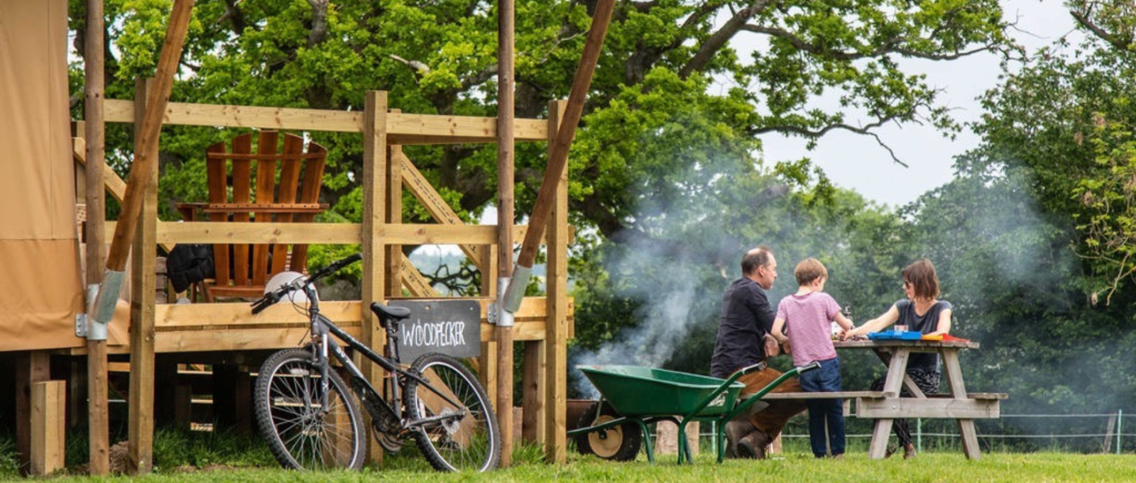 Glamping at Gambledown Farm